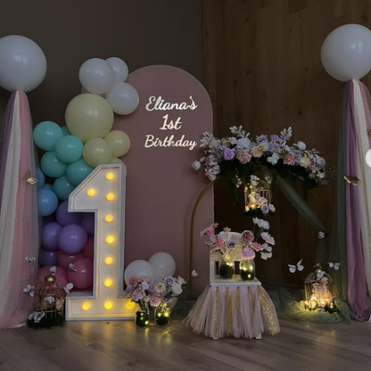 Fairy garden backdrop-  huur ons in